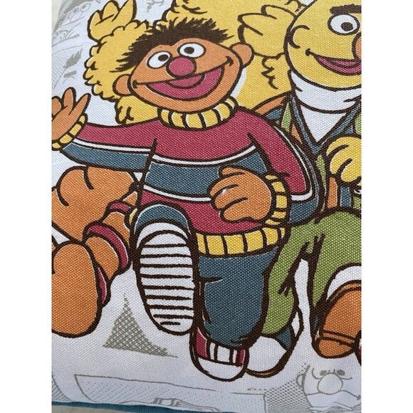 Sesame Street Square Decorative Pillow Big Bird Elmo Cookie Monster Ernie Bert - Picture 3 of 16